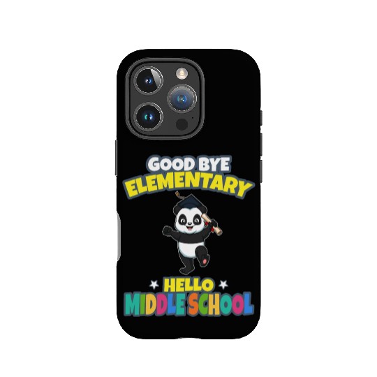 Good Bye Elementary Hello Middle School Graduation IPhone Cases