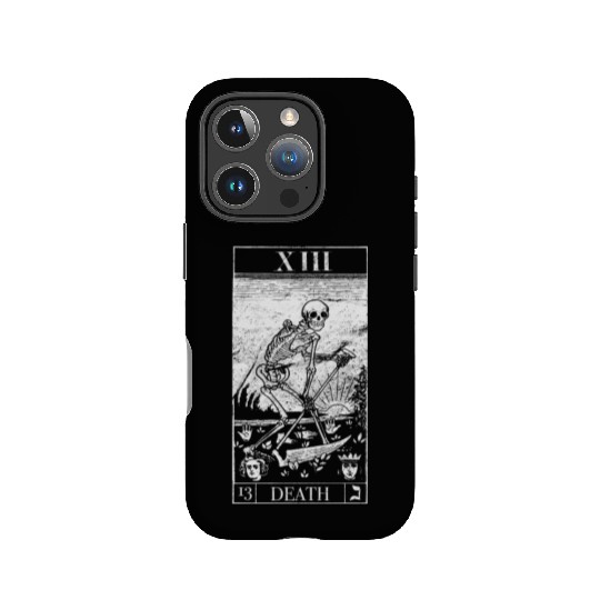 Blackcraft The Grim Reaper Vintage Death Tarot Car IPhone Cases