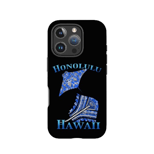 Honolulu Vacation Tribal Stingrays IPhone Cases