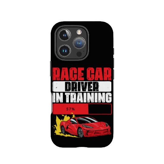 Race Car Driver Funny Future Auto Racer For A IPhone Cases