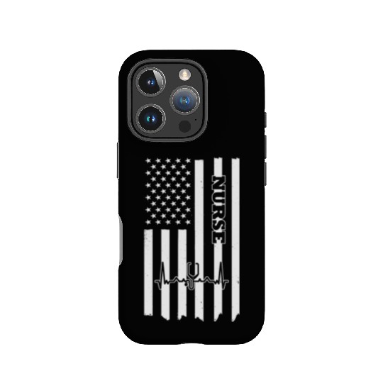 USA American Flag Patriotic Nurse Nursing IPhone Cases