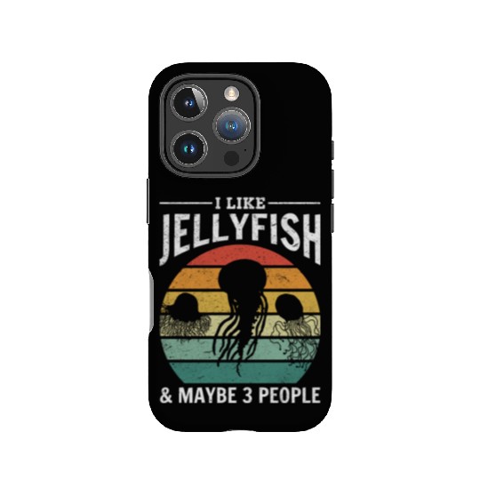 I Like Jellyfish & Maybe 3 People Jellyfish Lover IPhone Cases
