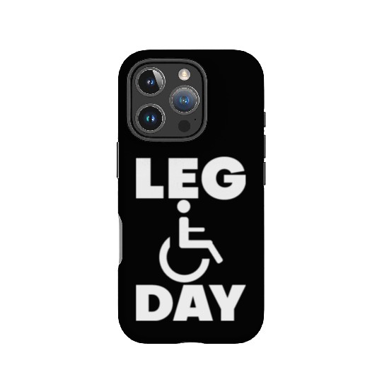 Leg Day Handicapped Wheelchair 15 IPhone Cases