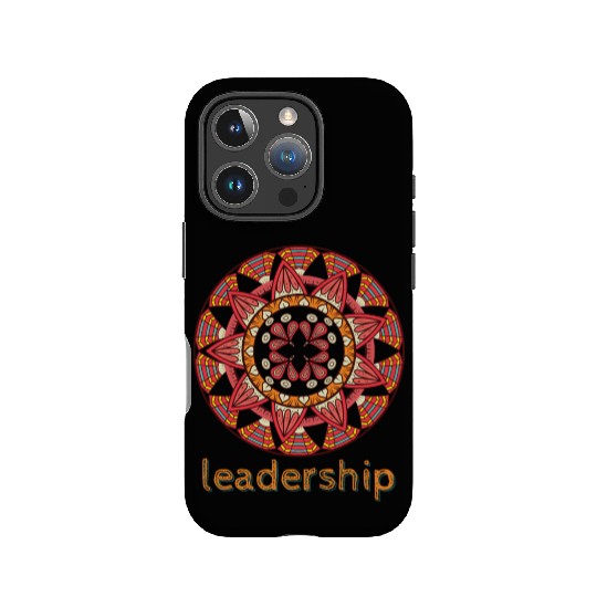 Leadership Mandala Design IPhone Cases