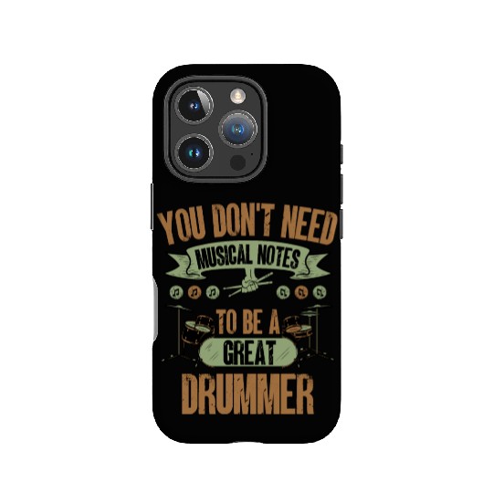 drummer humor gift drums IPhone Cases