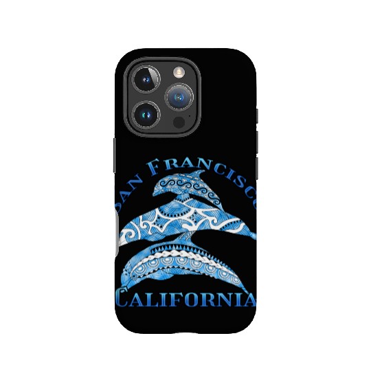 San Francisco California Vacation Tribal Dolphins IPhone Cases