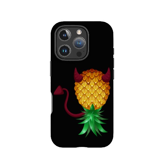 Swinger Upside Down Bad Pineapple Devil Horn IPhone Cases