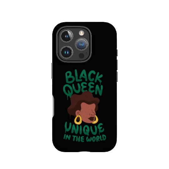 Black unique in the world Queen Black queen unique IPhone Cases