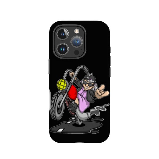 Motorcycle Motorcycling Grandma Motorcyclist IPhone Cases