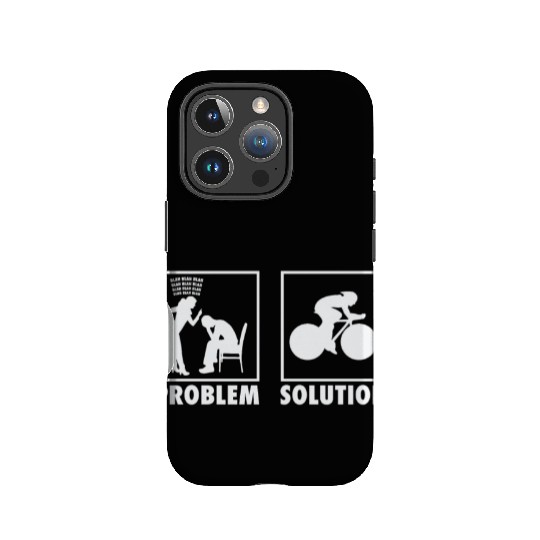 Cycling Cyclist Statement Problem Solution. IPhone Cases