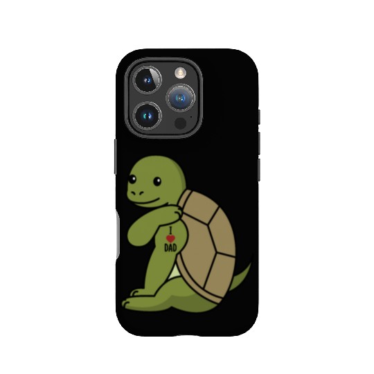 I Love Dad Tortoise IPhone Cases