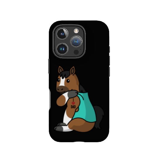 I Love Dad Horse IPhone Cases