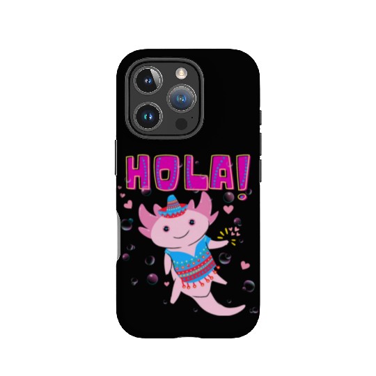 Hola Cute Axolotl - 2 IPhone Cases
