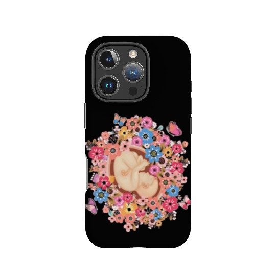 Midwife Flowers Butterfly Baby Doula IPhone Cases