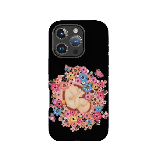 Midwife Flowers Butterfly Baby Doula IPhone Cases