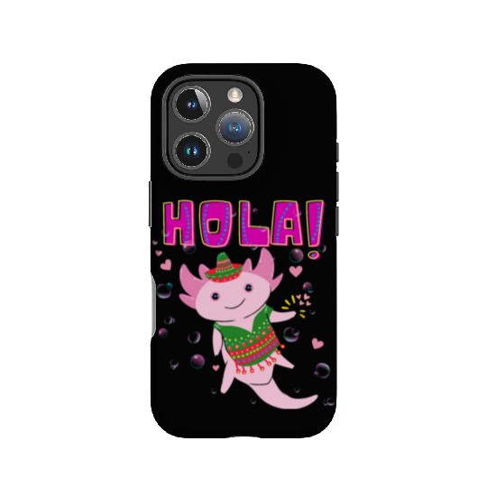 Hola Cute Axolotl - 15 IPhone Cases