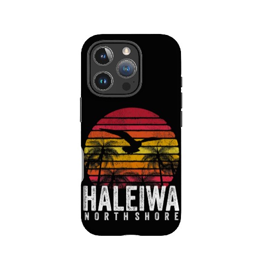 Haleiwa Hawaii HI North Shore Sunset Surf Surfing IPhone Cases