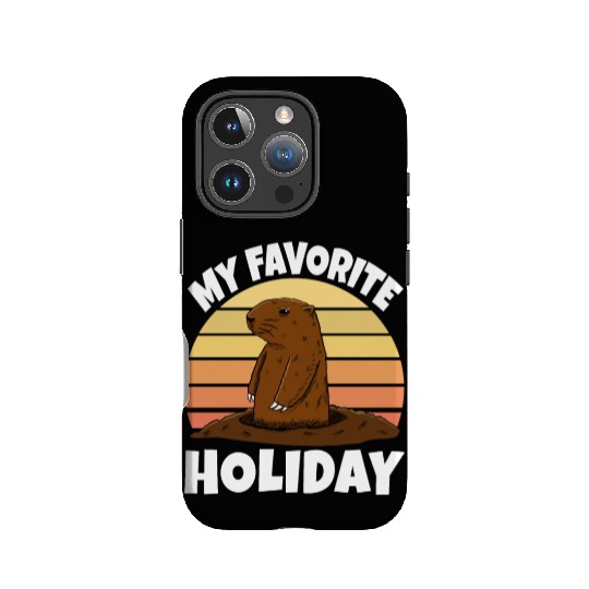 My Favourite Holiday Groundhog IPhone Cases
