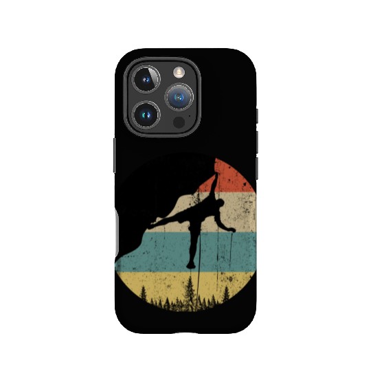 Rock climbing mountain climber IPhone Cases