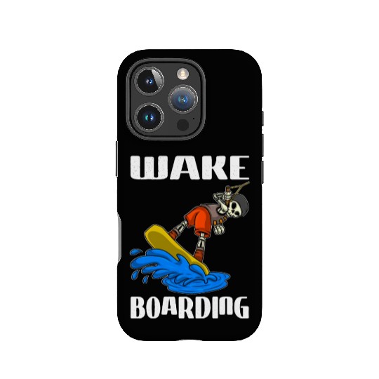 Wakeboarder Skeleton On The Wakeboarding IPhone Cases