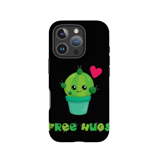 Free Hugs IPhone Cases Succulent Pun Cactus Gardening