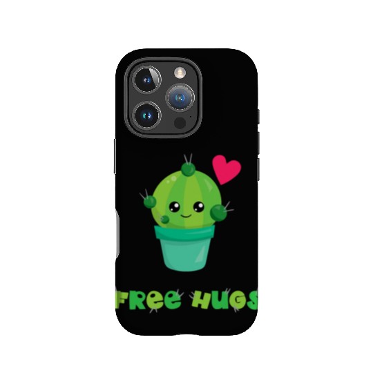 Free Hugs IPhone Cases Succulent Pun Cactus Gardening