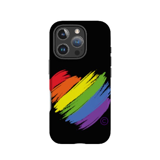 Majestic Brand Rainbow Heart Collection IPhone Cases