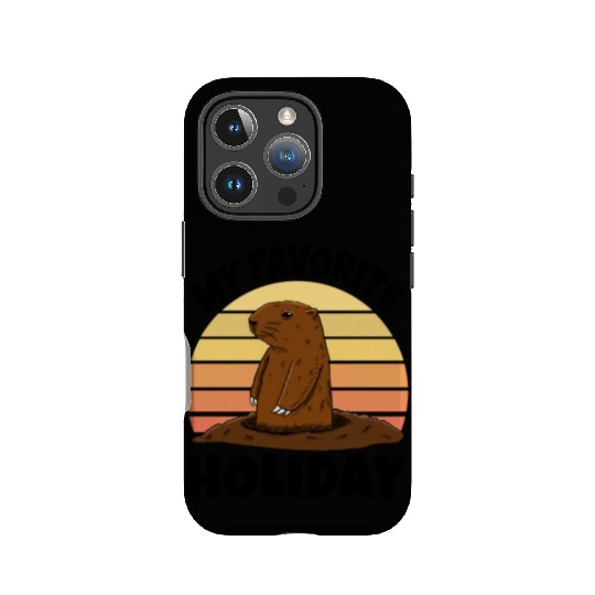 My Favourite Holiday Groundhog IPhone Cases