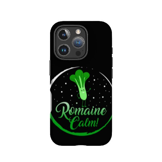 Lettuce Vegetable IPhone Cases, Romaine Calm IPhone Cases,