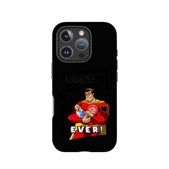 Best Dad Ever SuperDad IPhone Cases
