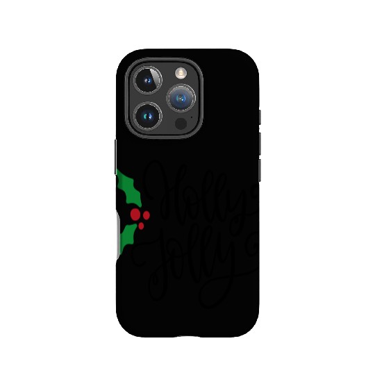 Holly Jolly Mistletoe Holiday IPhone Cases