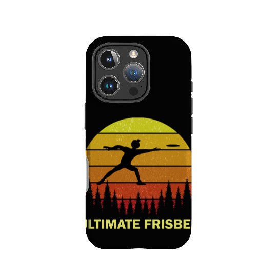 Ultimate Frisbee Disc Golf Flying Players IPhone Cases