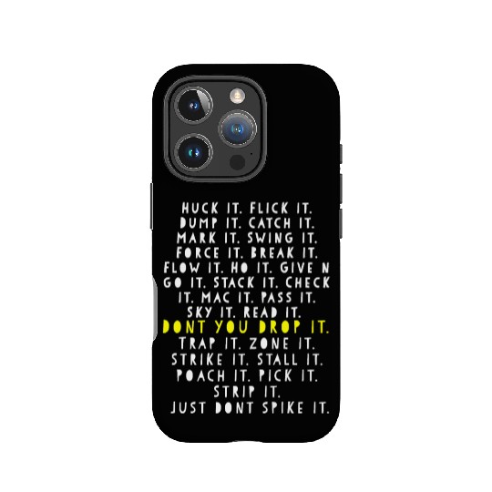 Ultimate frisbee game language Frowler Disc Golf IPhone Cases