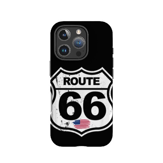 Vintage Route 66 retro style IPhone Cases