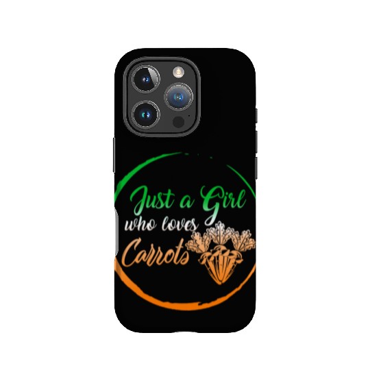 Carrot Vegetable IPhone Cases, Just A Girl Who Loves