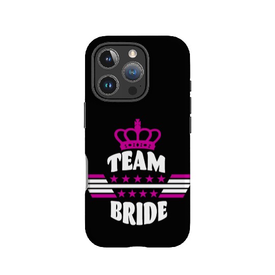 Team bride wedding hen party bachelorette Party IPhone Cases