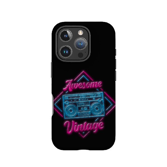 Neon Techno Nerd IPhone Cases