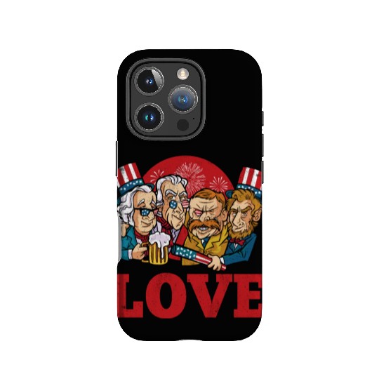 Love America American Presidents USA 4th Of July IPhone Cases