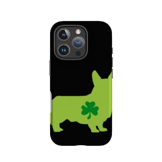 Corgi St. Patrick's Day IPhone Cases