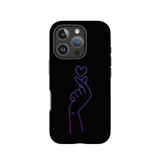 Finger Heart Pocket K-Pop K-Drama IPhone Cases
