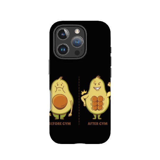 Muscle Avocado IPhone Cases