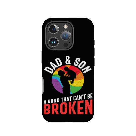 Dad and Son A Bond That Can't Be Broken IPhone Cases