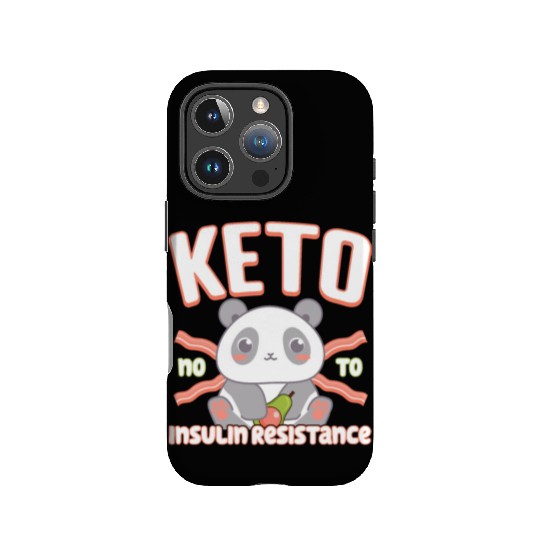 Baby Panda Bacon And Avocado Fasting Insulin, Keto IPhone Cases