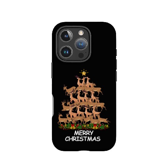 Deer Christmas Tree Merry Christmas IPhone Cases
