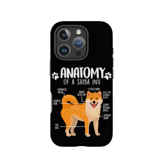 Shiba Inu Funny Anatomy Shiba Inu Dog Lover IPhone Cases