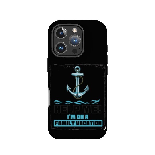 Help Me I'm On A Family Vacation IPhone Cases