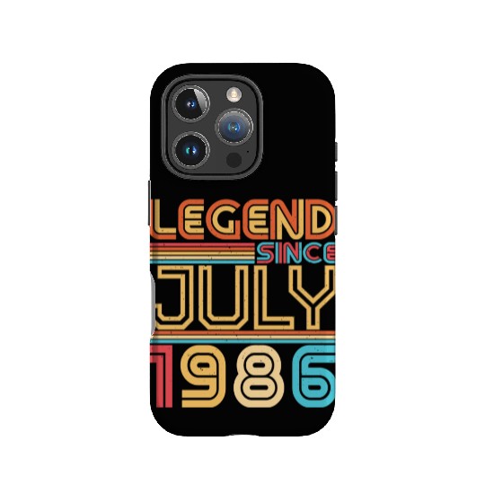 Birthday Greeting July 1986 IPhone Cases