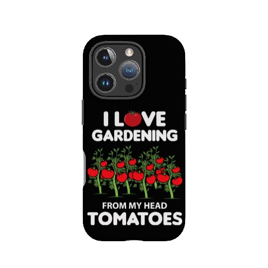 Vegetable Gardening Funny Pun Red Tomatoes IPhone Cases