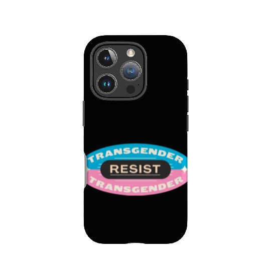 trans pride resist IPhone Cases
