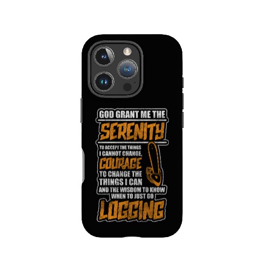 Lumberjack Chainsaw Chainsaw IPhone Cases